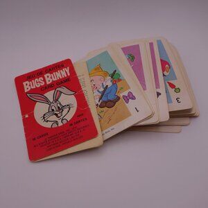 Vtg 1976 Bugs Bunny Card Game - 46 Cards